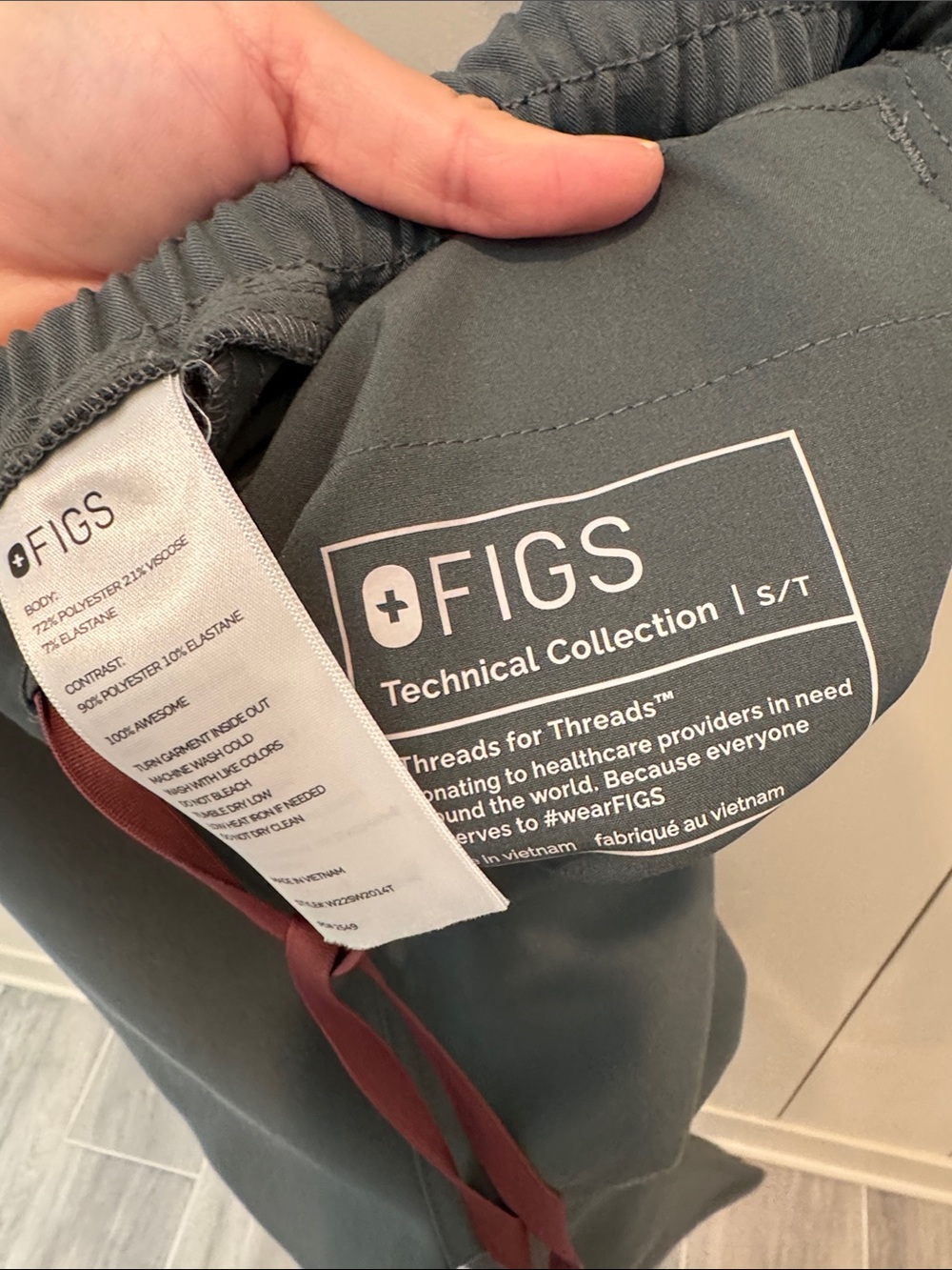 Figs Evans - Tall Skinny Scrub Pants - Picture 2 of 5